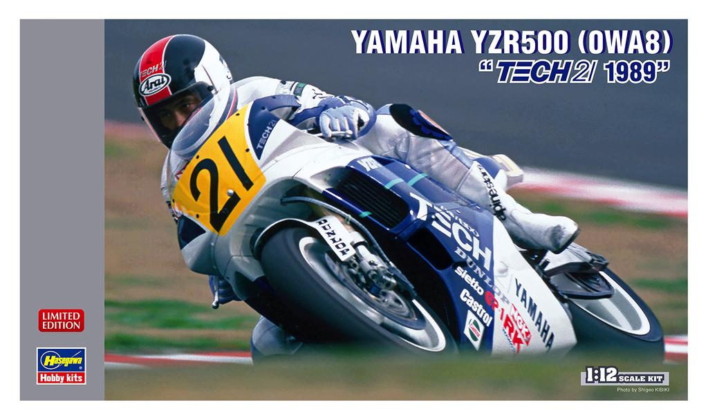 Hasegawa Yamaha YZR500 0WA8 21 1/12 "TECH 1989"