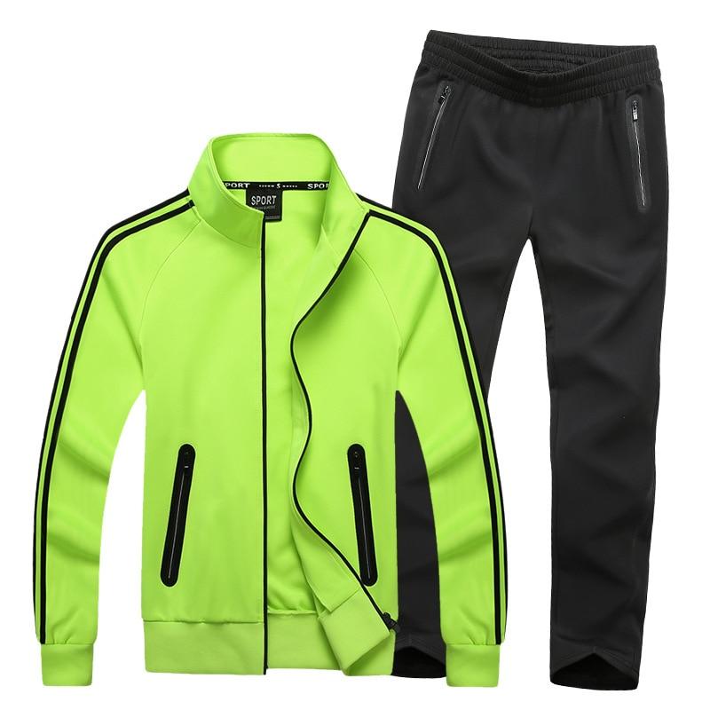 Autumn Sportswear Tracksuits Men Sets Large Size Men 'S Clothing Jacket +Pants 2 Pieces Sports Set Plus Size 8xl 7xl Tracksuit Man