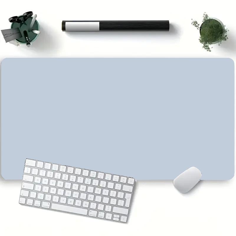 Solid Color Simple Computer Laptop Mouse Pad Office Large Black Desk Mat Girls Gaming Mousepad Rubber Non-Slip Cushion 