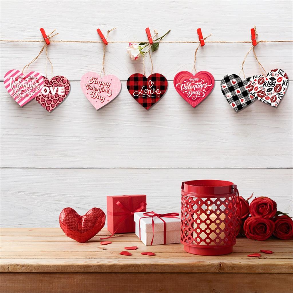 Valentine's Day Paper Hearts Decorative Valentines Decor For Christmas Valentine's Day Wedding Anniversary Themed Party