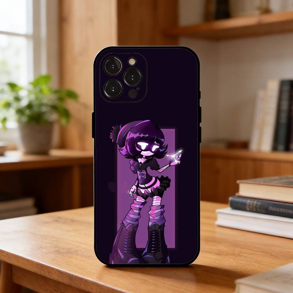 M-Murder Drones UZI Phone Case For iPhone17,16,15,14,13,12Plus,Pro Max,XS,5G Soft Silicone Black Cover