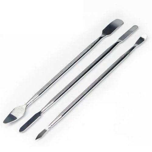 Set of 3 Metal Pry Bars, Spatula Tool, Repair Tool, Double-Headed, Craft Tool, Spatula, Metal Spatula, Crafting Rod, for Disassembly and Replacement o