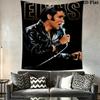 Elvis Portrait Tapestry Background Cloth Wallmounted Wall Decoration Soft Atmospheric Background Cloth