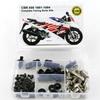 Fit For Honda CBR600 CBR 600 1991 1992 1993 1994 Motorcycle Complete Full Fairing Bolts Kit Speed Nut Clips Screw Steel