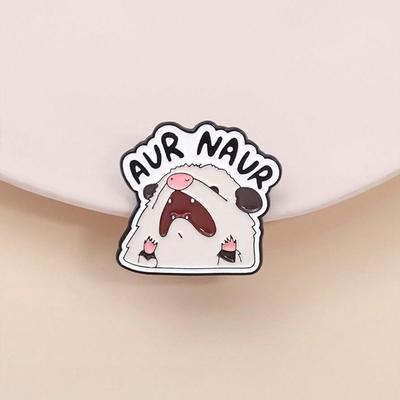 1 Stück Brooch in Cartoon-Tierform, Metallabzeichen Geeignet für Männer & Frauen Tägliches Tragen