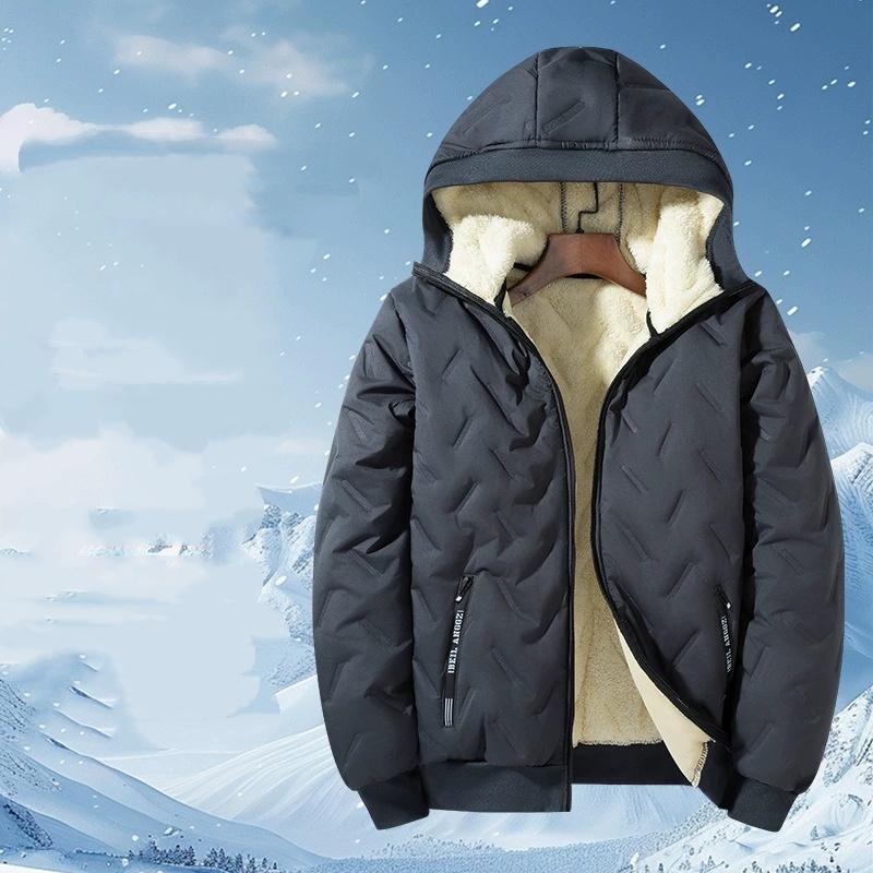 Gilet en polaire d'agneau chaud trois pièces/deux pièces pour hommes, grande taille, automne et hiver, veste + pantalon en coton/veste + pantalon en coton 7XL