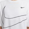 Nike Sportbekleidung Swoosh Oversized Rundhals Kurzarm T-Shirt Damen T-Shirts Weiß HQ1581100