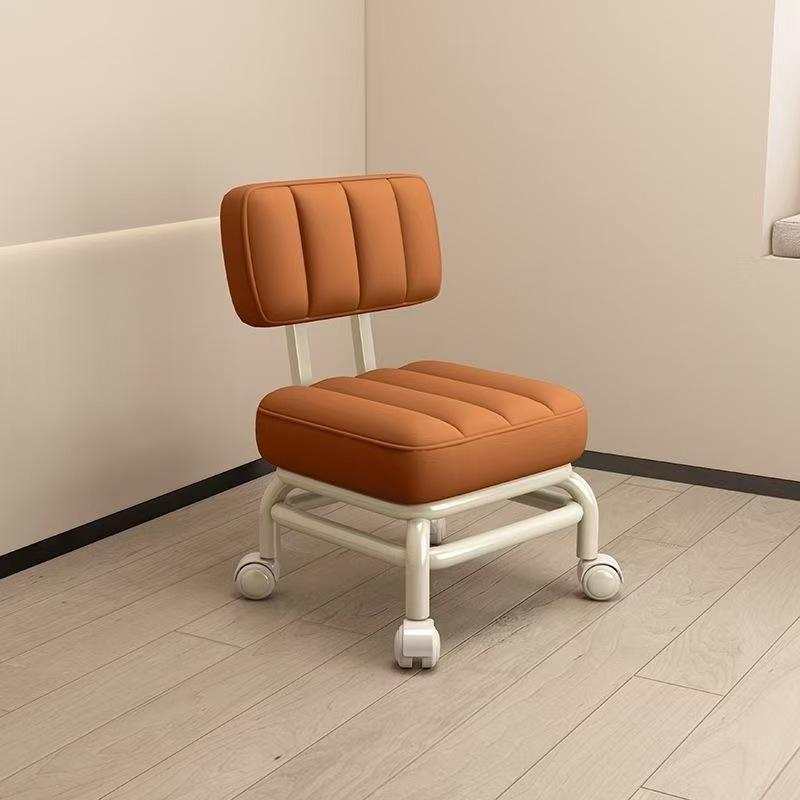 Universal Low Wheel Stool for Home with Thickened Material and Casters