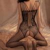 Hollow Out Temptation Crotchless Transparent Sexy Lingerie Fishnet Bodystocking Women Sex Underwear Adult Female Erotic Bodysuit