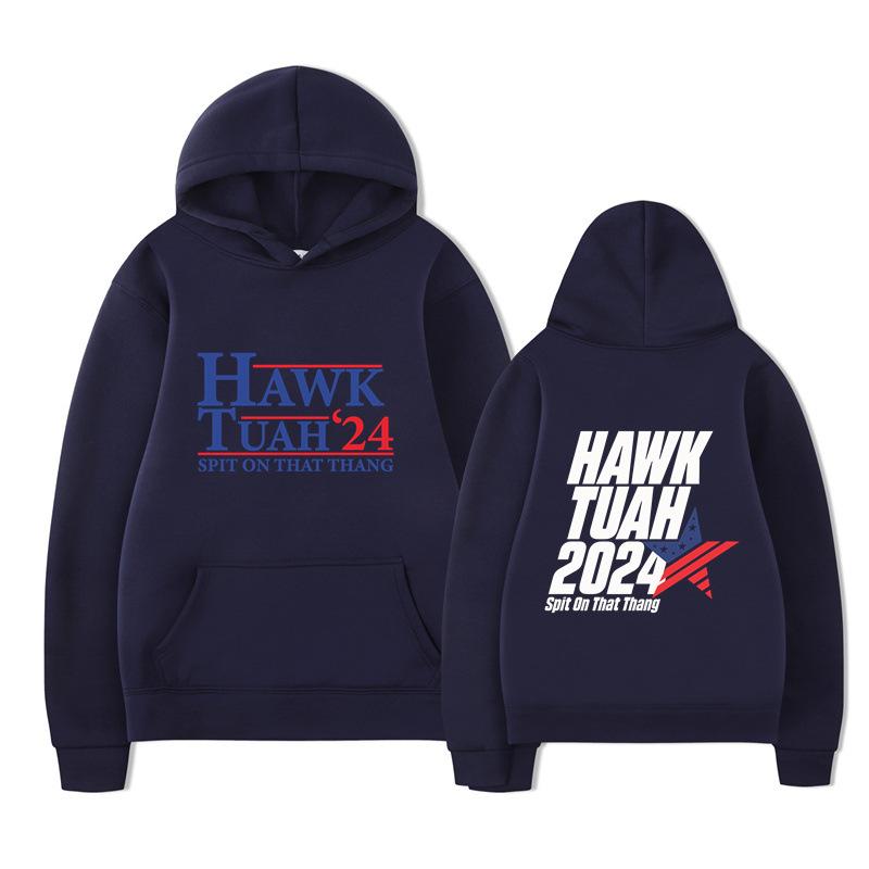 Hawk Tuah Spit on That Thang Hoodies Men Fashion Long Sleeve Sweatshirts Women Casual Harajuku Streetwear Sudaderas