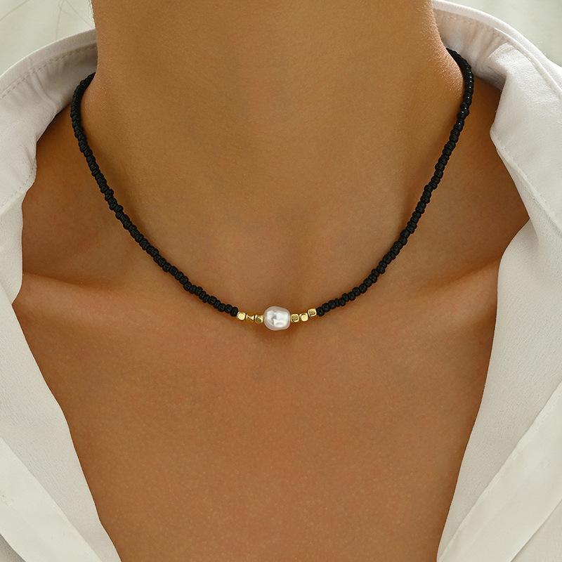 Bohemian Resort Style, Phianite Beaded Necklace In Many Colors, Elegant Accessories for Women, Creative Gifts for Lovers