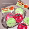 Ultra-thick Long Plush Makeup Puff Cosmetic Tool Broccoli Tomato for Natural  Finish