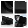 Fashion Cosplay Cop Hat Adult Military Hat with Embroidery Badges Carnivals Hat