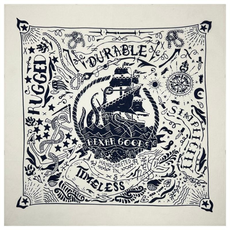 

Морской принт Высококачественный хип-хоп хлопковый квадратный шарф Мужская бандана Шарф Повязка на голову Пейсли Подарки для мальчиков/девочек бежевый