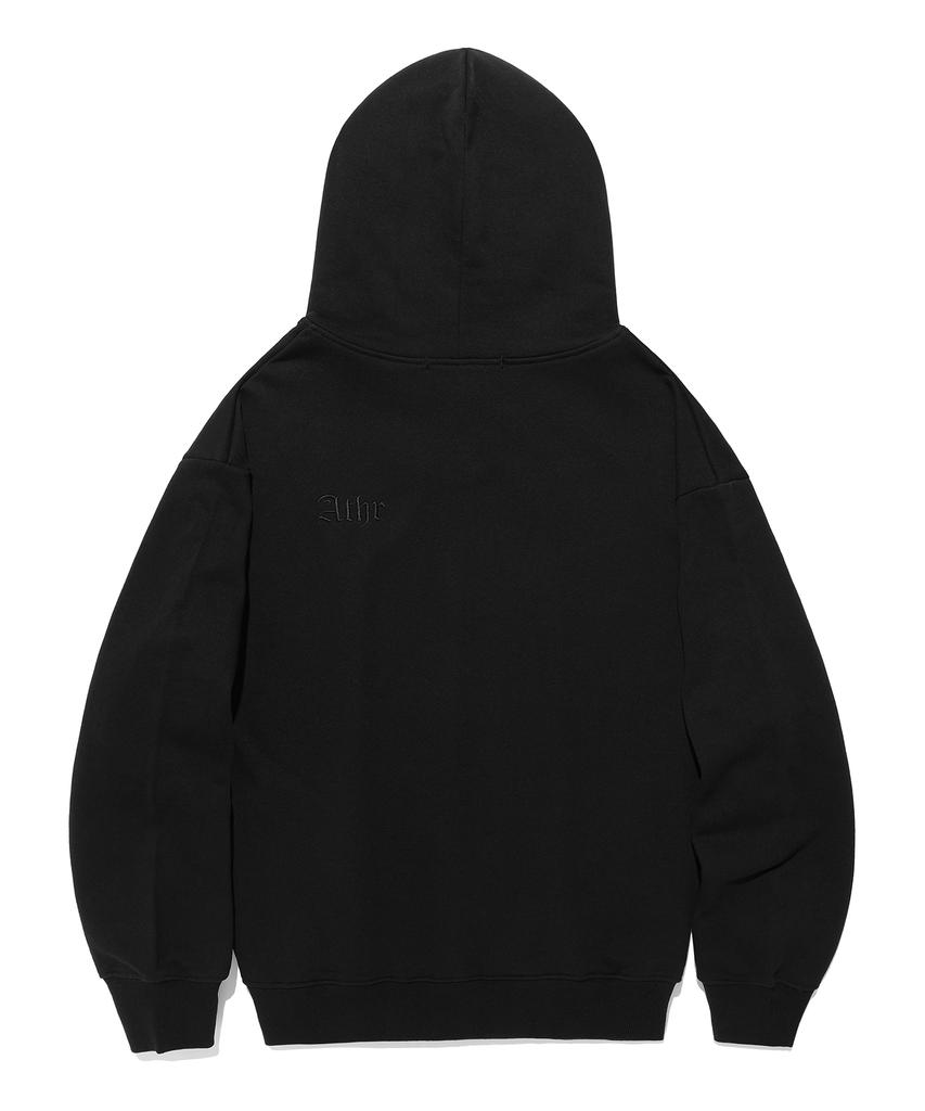 Oversized Logo Hoodie Black