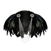 Faux Feather Cloak Adjustable Medieval Costume Accessory Medieval Party Cloak For Halloween Masquerades Event