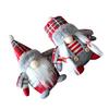 2 Pcs Old Man in The Ornament Plush Dolls Gnome Decor Girl Decorative Gift Christmas Cloth Lovely Elder