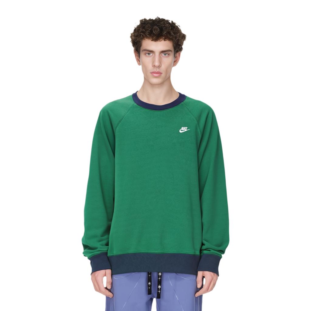 Nike Fleece Crewneck Warm Sweatshirt Men Sweatshirt Green FV5379-365