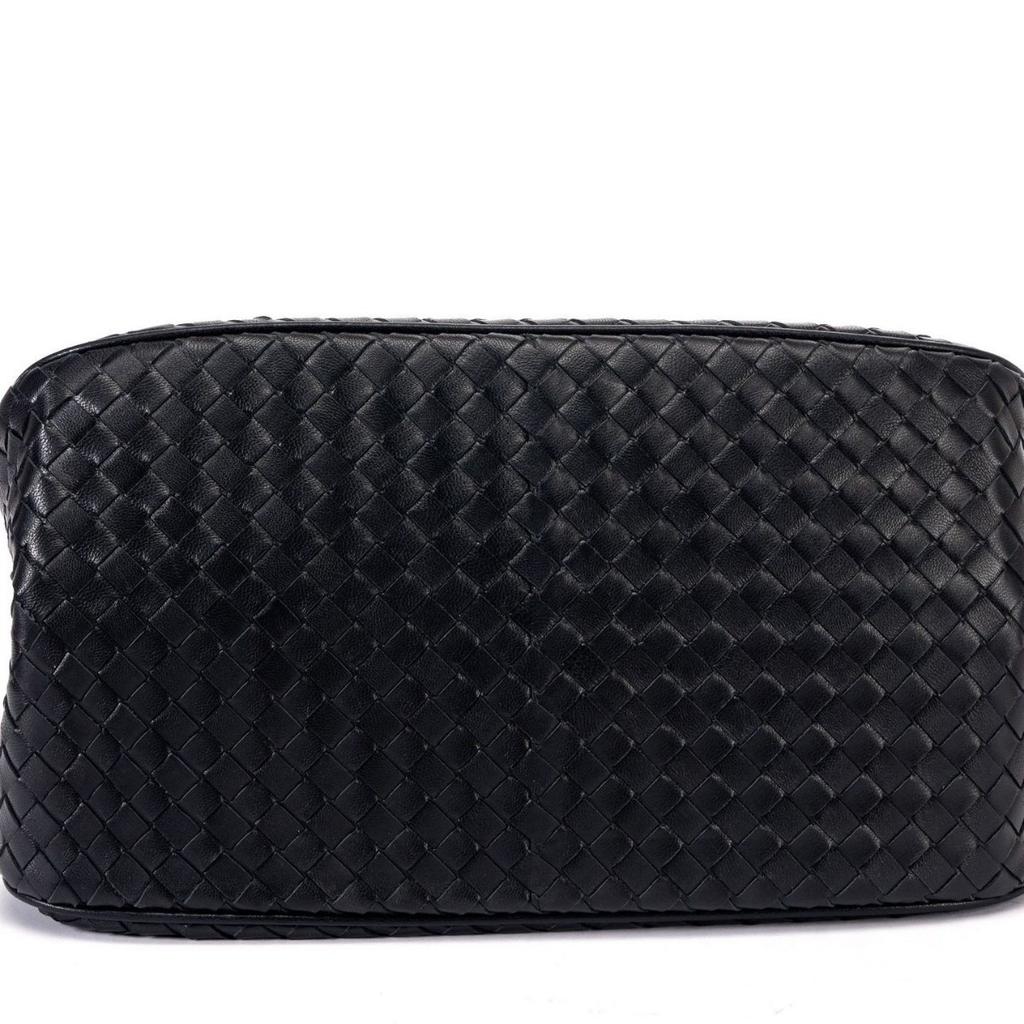 Modna damska torba 2026 nowa pleciona damska torba skóra owcza pierwszej jakości ręcznie pleciona torba wielokomorowa pleciona