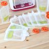 1 Set,Manual Baby Food Supplement Storage Bags,10 Pack Food Supplement Dispenser,Sealed Bags for Kitchen,No Power Required,Plastic Material