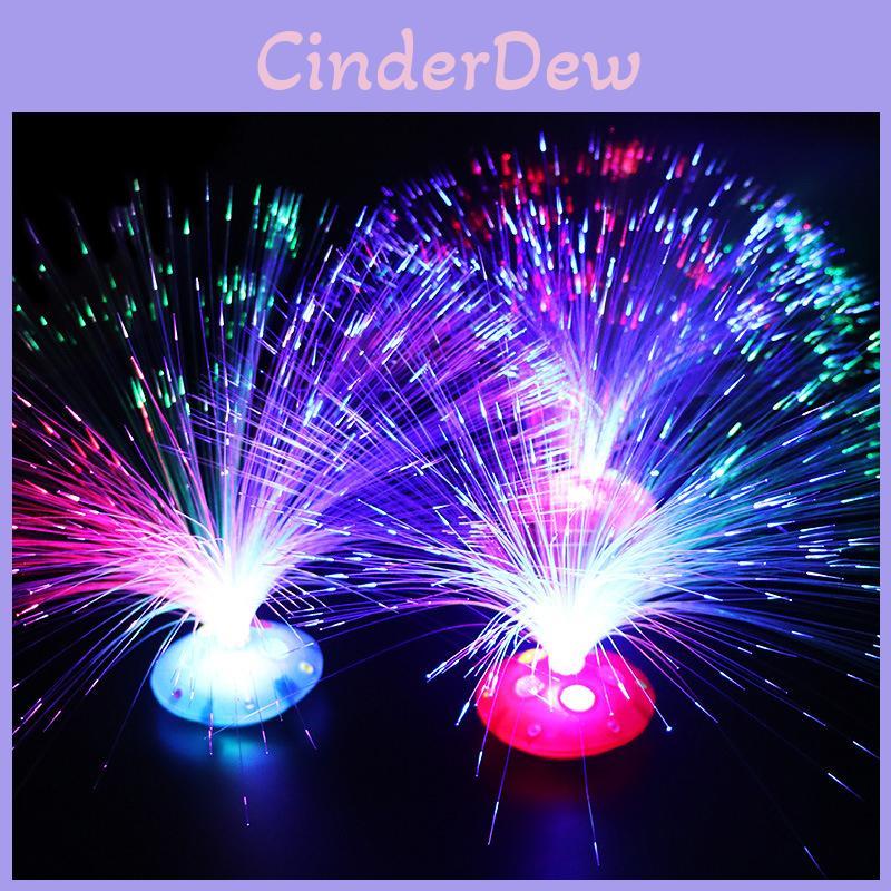 Decorative Christmas Color Changing Led Fiber Optic Night Light For Seasonal Spirit