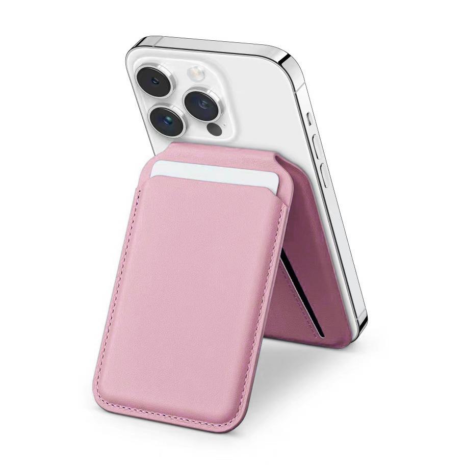 Apple iPhone 17 Series Magnetic Card Holder: MagSafe Hinge, Folding Rotating Stand, Card Sleeve.