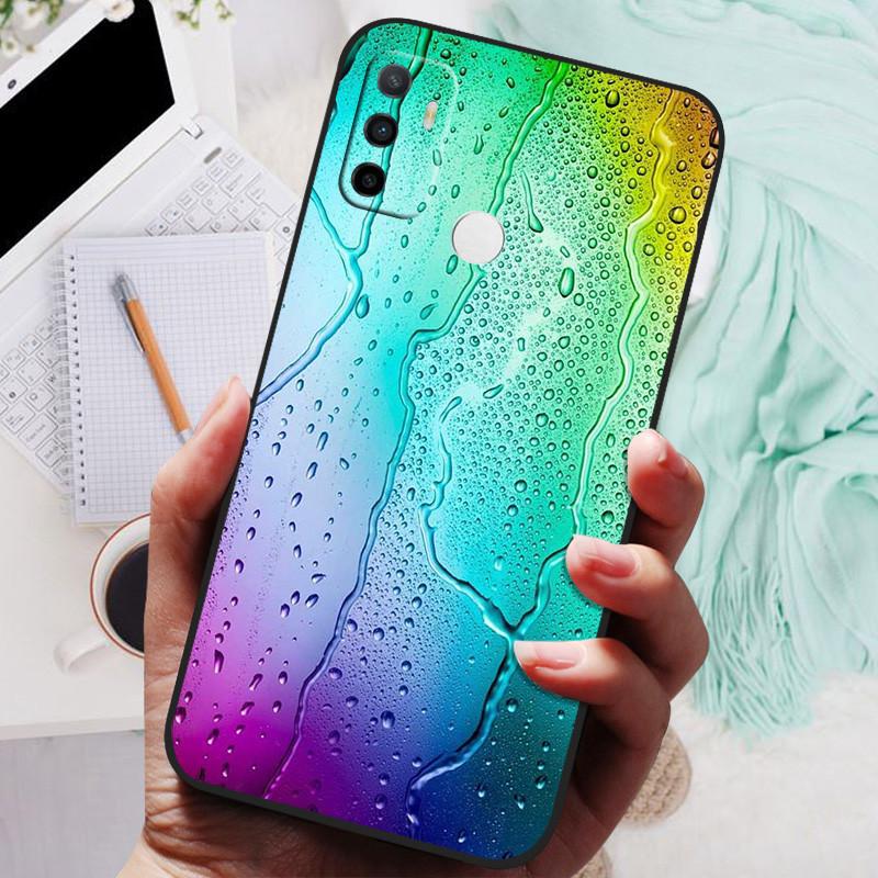 For OPPO A32 A53 A53S 2020 Case Lion Wolf Silicone Soft Back Cover For OPPO A15 A15S A35 Phone Case Protective Shell A53 2022
