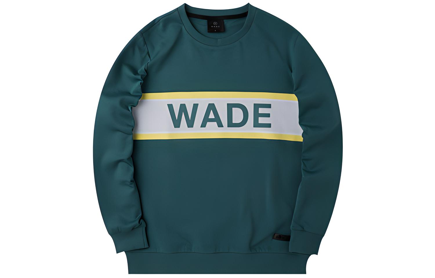 Li Ning Sweatshirts Men s Green Crew Neck Moderate Regular AWDQ555-2 XXL