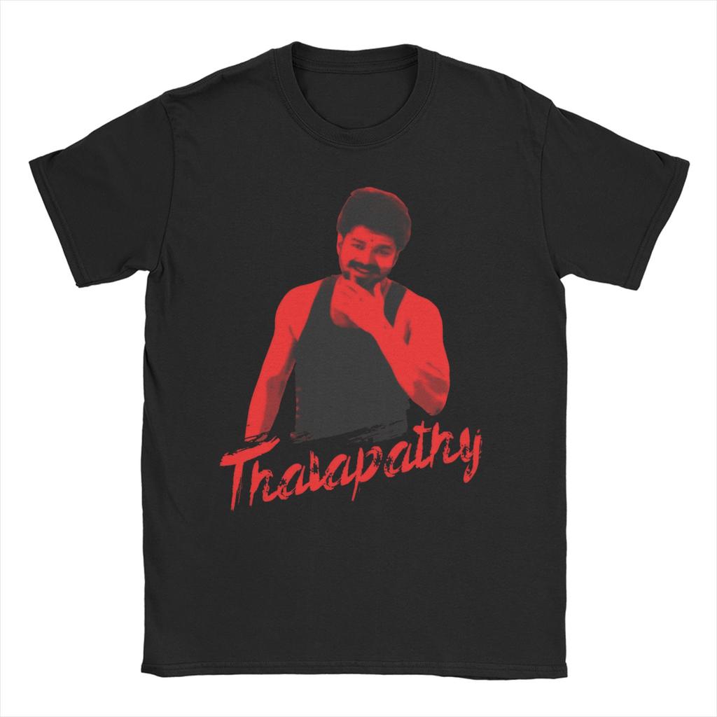 Thalapathy Vijay Jana Nayagan One Last Dance Men Womens T Shirt Tee Shirt Short Sleeve TShirts Cotton Printed Clothing