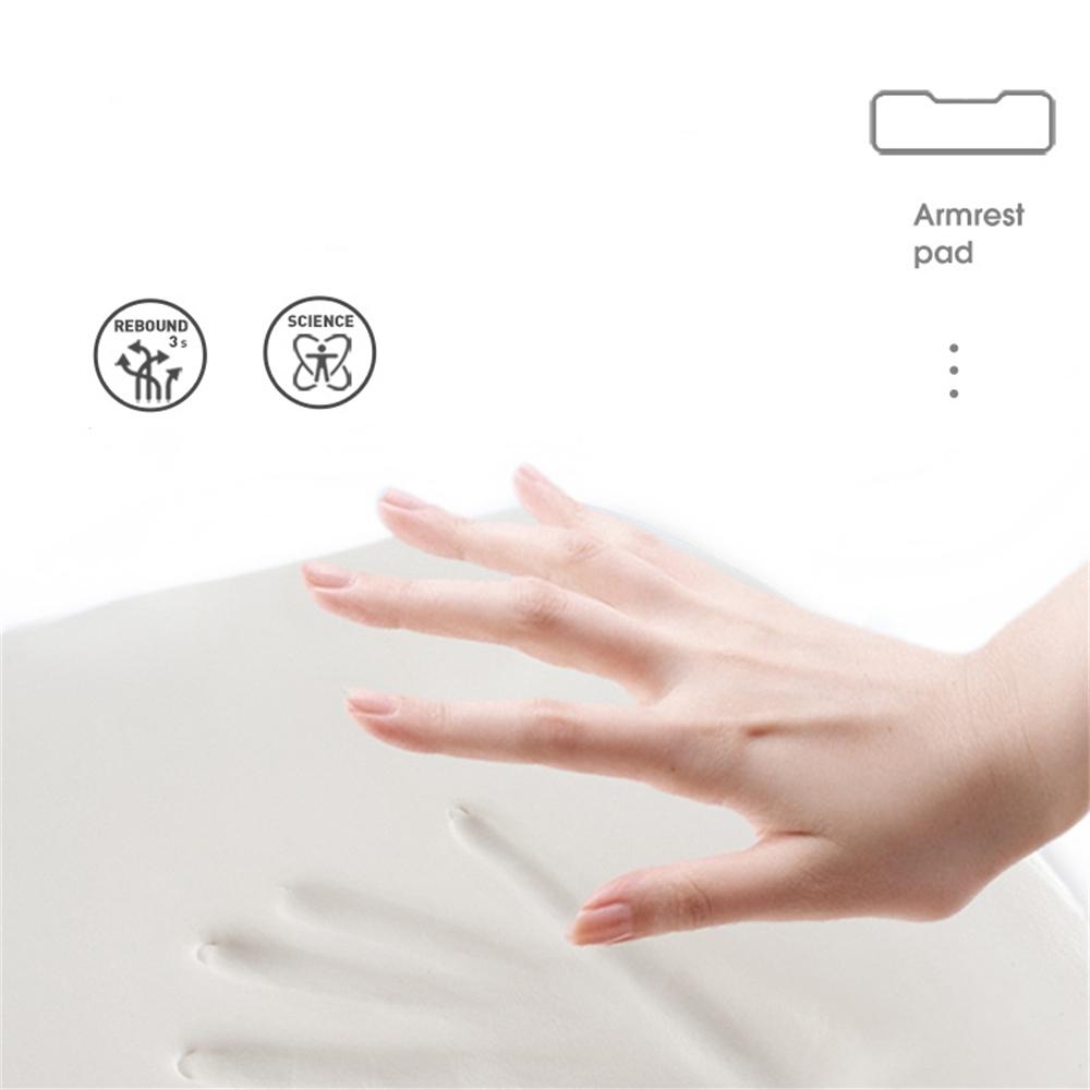 Office Chair Armrest Pad Elbow Pillow Comfortable Support Cushion Memory Foam Inner Core Sofa Cushion for Home Office Game Chair
