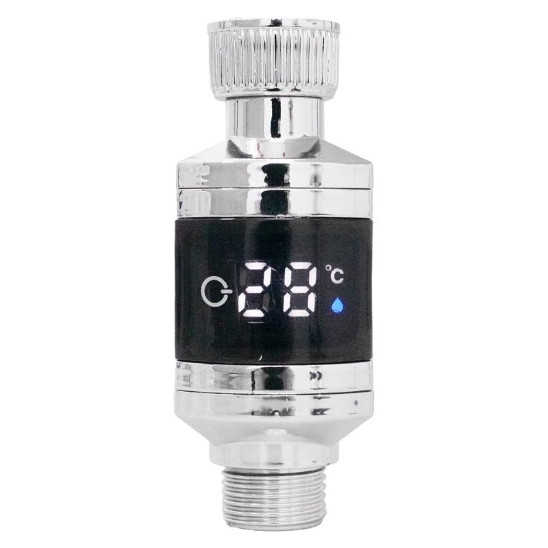

ABS Material Shower Temperature Monitor LED Indicator for Accurate Water Temperature Monitoring for Children and Elderly 1