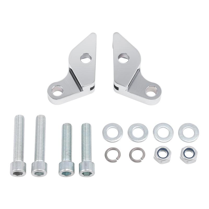 Motorcycle 1" Rear Shock Lowering Kit For Harley VRSC V-ROD VROD 2002-2017 2016 2015 2014 2013 Chrome/Black