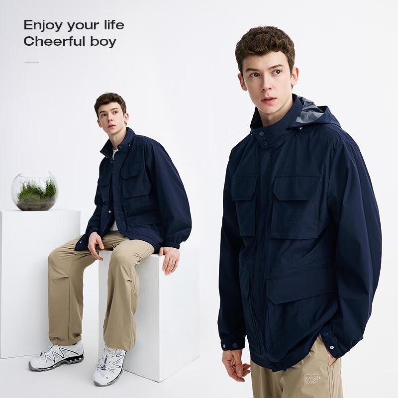 Navigare Men's Outdoor Hooded Workwear Jacket