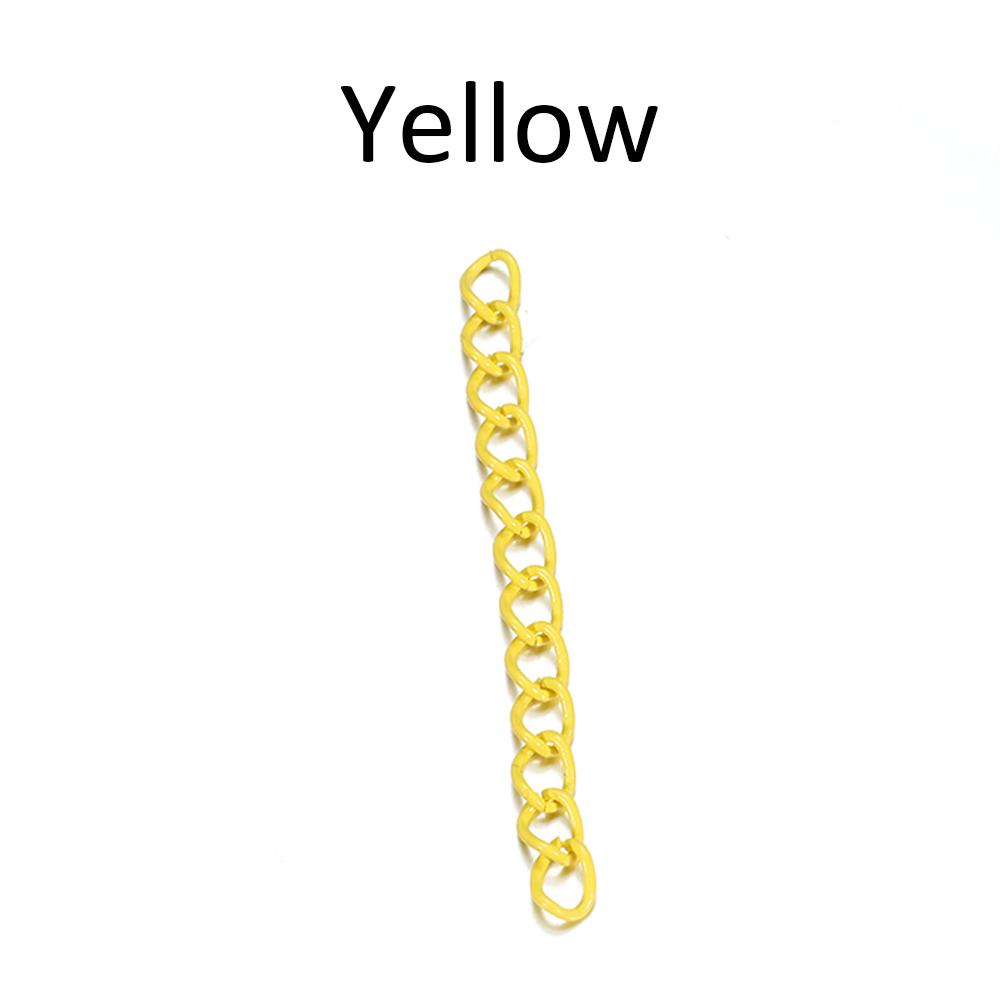 30pcs 4.5cm Colourful Necklace Extension Chain Bulk Bracelet Extended Chains Tail Extender For DIY Jewelry Making Supplies