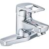 TOTO TLHG30AER Washroom Faucet with Stand, 2 Holes, Eco Single Pop Up (Replacement), Silver, 27.5...