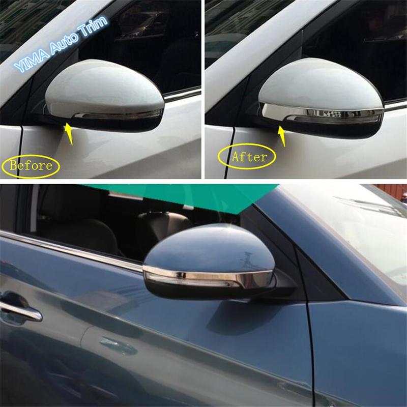 Outside Door Mirror Protection Strip Streamer Cover Trim For Hyundai Tucson 2016 - Exterior Refit Accessories