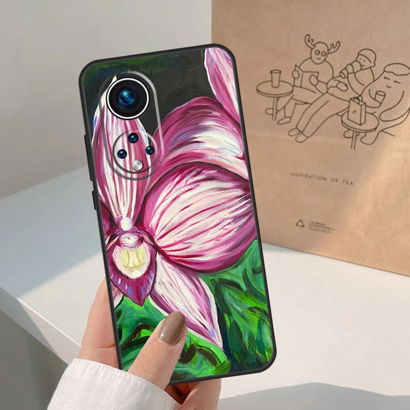 

Orchid Flowers Colorful For Honor Magic 8 Pro 7 6 5 Lite Case For Honor Win RT 200 400 50 70 90 X8b X9a X9b X9c X9d Honor Magic6 Pro