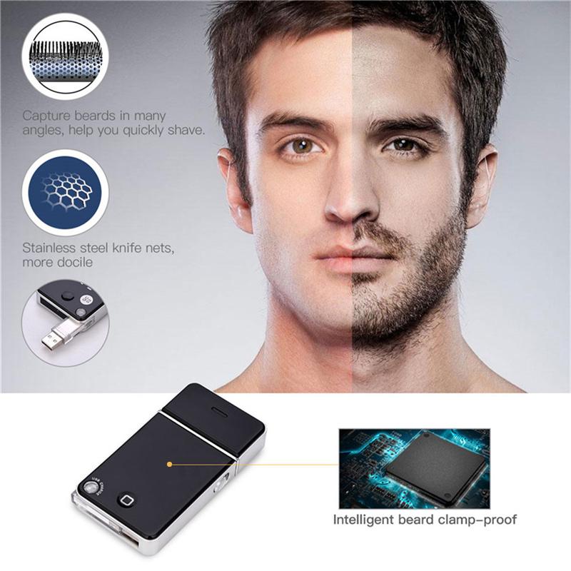 Electric Shaver USB Charging Reciprocating Single Blade Razor For Men
