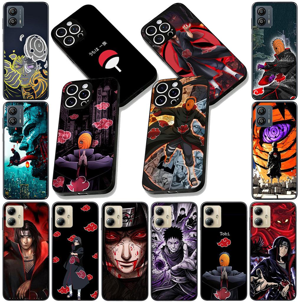 for Motorola Moto Edge 50 30 Fusion 40 NEO Ultra Pro E14 G20 E15 G35 G84 G13 G53 Case Itachi Obito Uchiha Tobi Akatsuki Narutos
