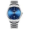 Men's Watch Brand Light Luxury Stainless Steel Calendar Waterproof Men's Business Leisure Fashion Quartz Watch