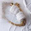 Kit de Collier Rétro Français Tendance Perle et Cristal à Faire Soi-même