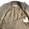 MAX MARA Italy Pantsuit Set Women’s L J42 Mao Collar Zip Jacket Brown(USED)