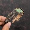 Copper Ruby Zoisite Cuff Bracelet Copper Wire Wrapped Bangle Adjustable Cuff Handmade Jewelry Gemstone Stylish Bangle Wire Wrap Jewelry Gift