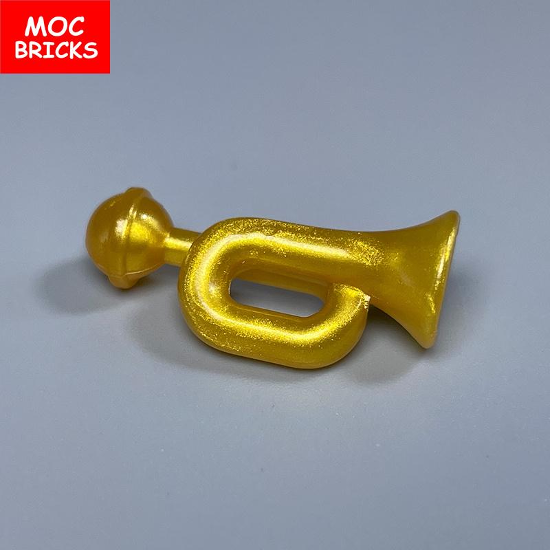 MOC Bricks Clown Instrument Suona Horn Bugle Music Figure 87996pb01 Building Blocks DIY Dolls Toys For Children Gifts