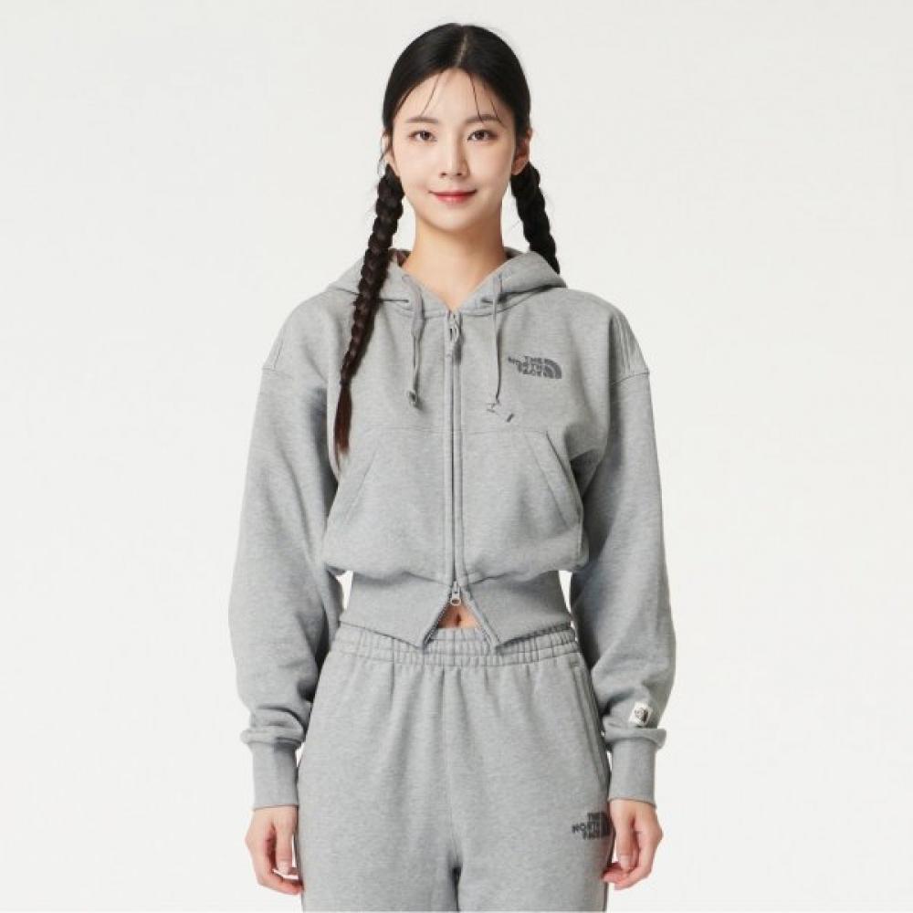 [Официальный The North Face] Nj5jp51j White Label Bonnie Zip Up MELANGE GREY/090