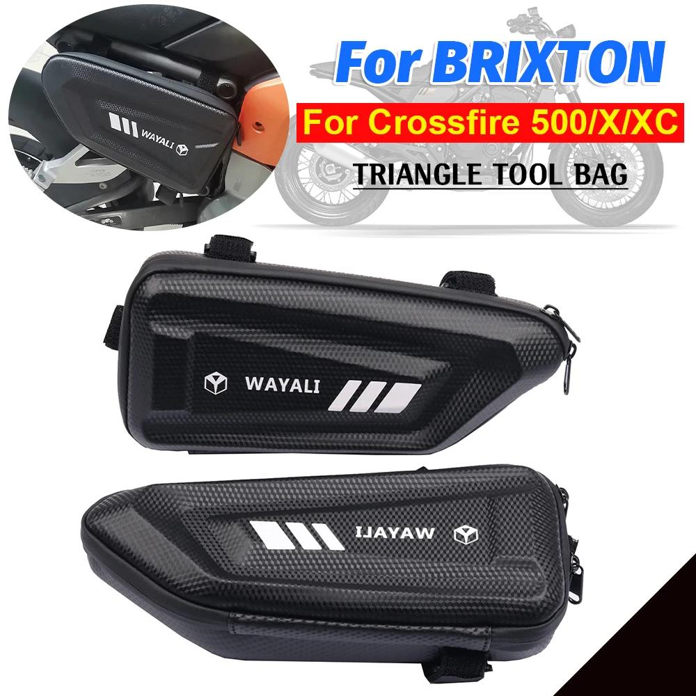 For Brixton Crossfire 500 X XC 500X 125XS 125 XS Motorcycle Accessories Hard Shell Triangle Side Bag Waterproof Storage Tool Bag