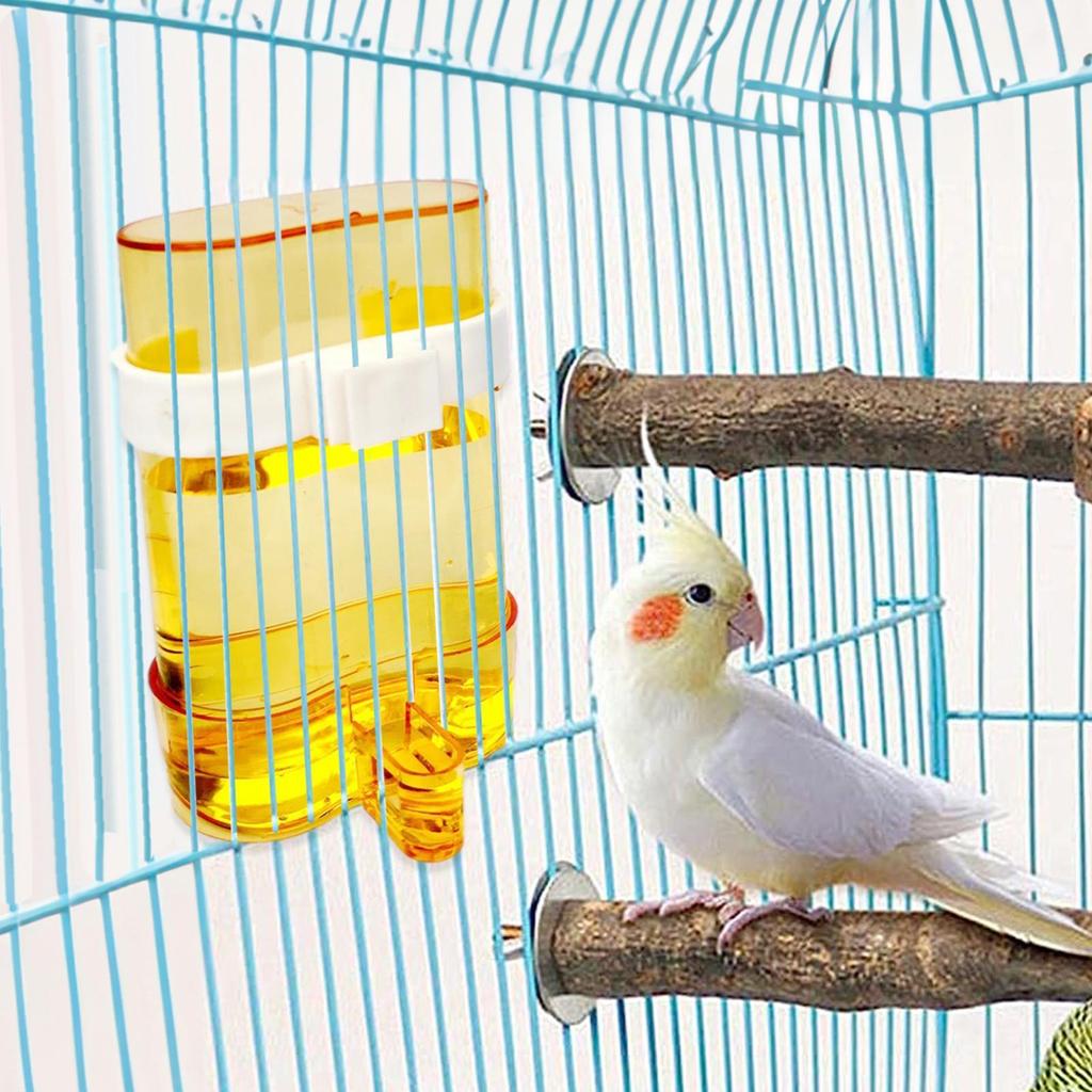 Automatic drinking fountain transparent Leakproof Bird Feeder large wren starling feeder Pet Accessories for Cockatiels Finches