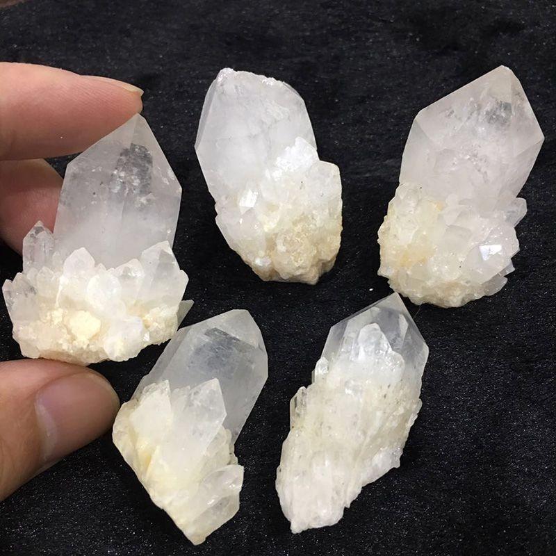 Natural Pineapple Crystal Point Cluster Wand Beautiful Quartz Mineral Healing Specimen