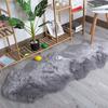 Langfloriger Kunstpelzteppich für Schlafzimmer und Wohnzimmer