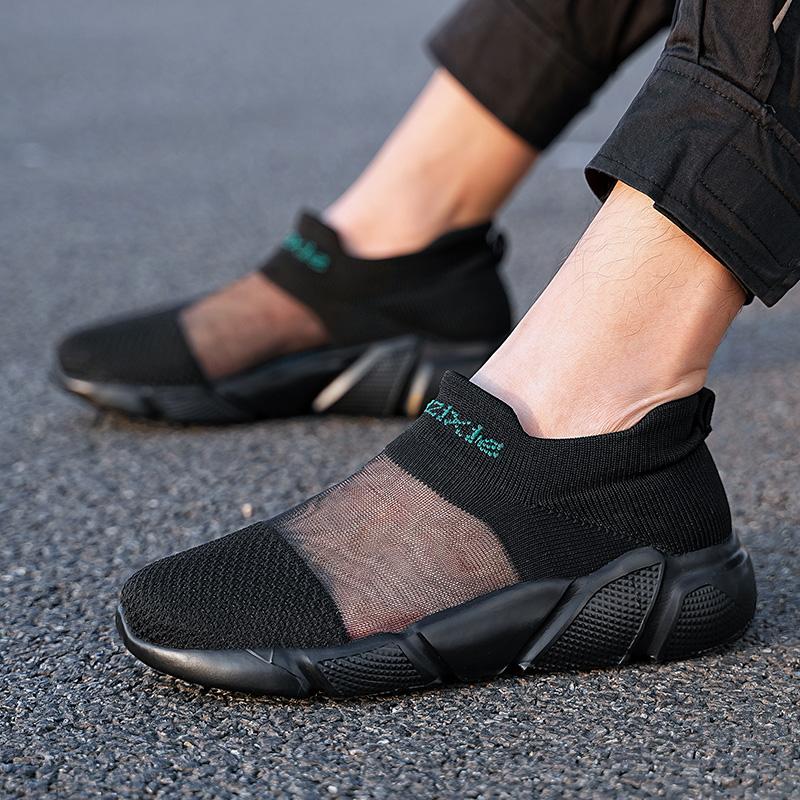 Herren Sneaker Schuhe für Damen Tennis Trend Socken Walking Schuhe Loafer Atmungsaktiv Casual Laufen Sommer Grün Große Größe 35-47